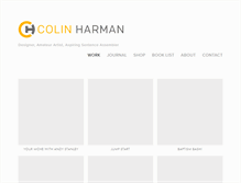 Tablet Screenshot of colinharman.com